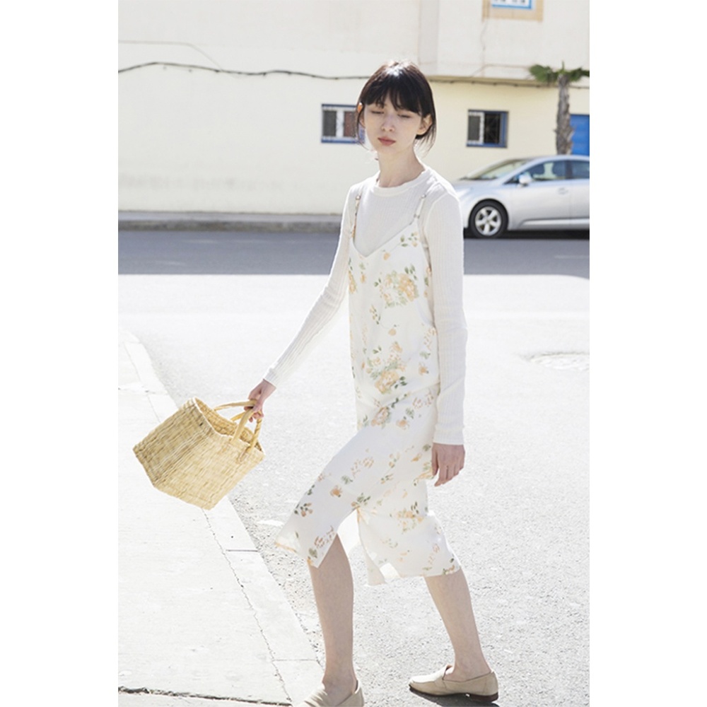 Summer Vacation Floral Midi Dress